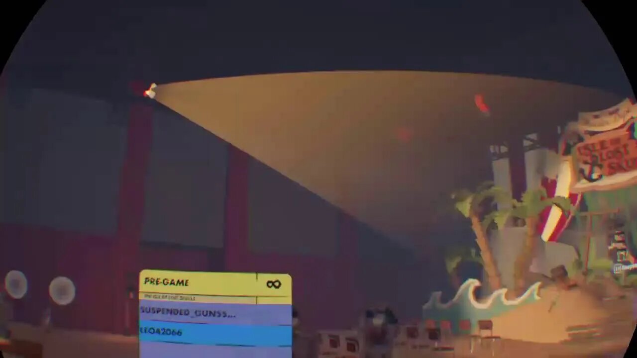 VR Rec room having fun climbing exploring chillin