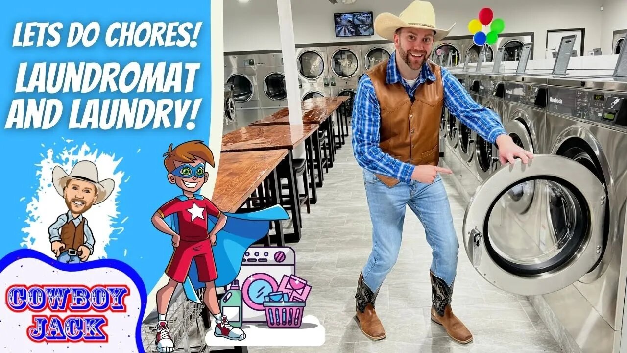 Lets Do Chores | Laundromat and Laundry for Kids