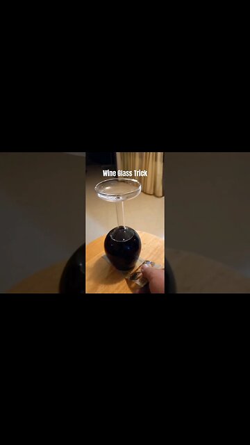 The Great Wine Glass Trick #wine #moneytrick