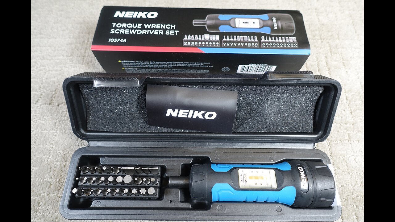 Neiko 10574A Torque Wrench Driver Set