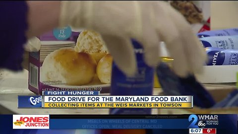 WMAR-2 News needs your help restocking the Maryland Food Bank