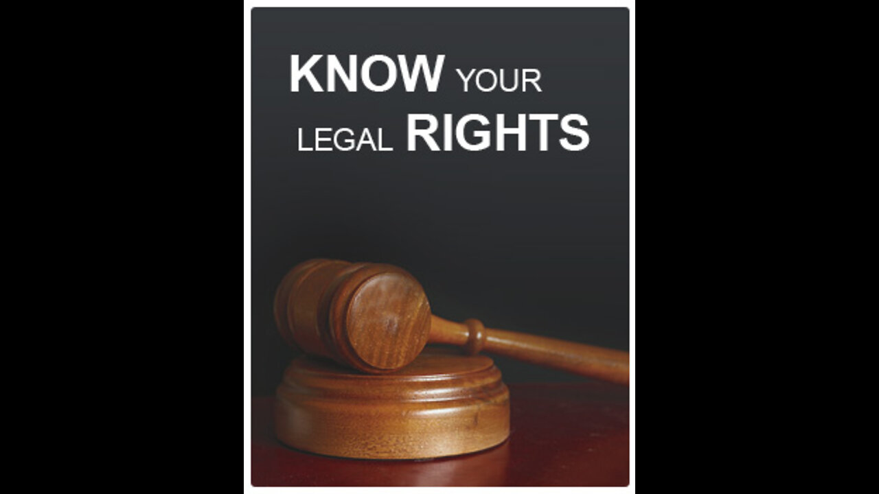 DO you know your rights in Christ?