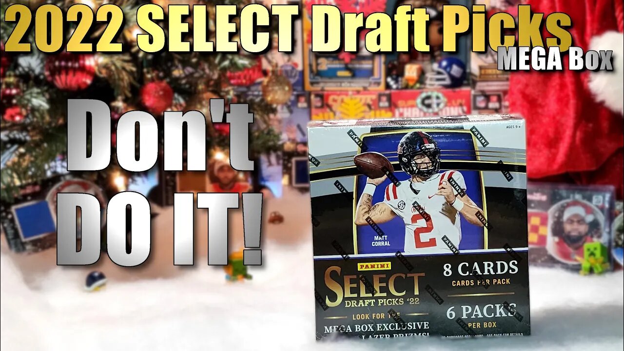 2022 Select Draft Picks Football Mega Box | AVOID This Box (Football Card Product Review)