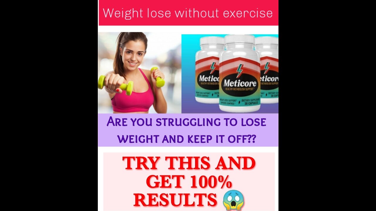 Weight loss while sleeping😱 with meticore...Try this link in description.