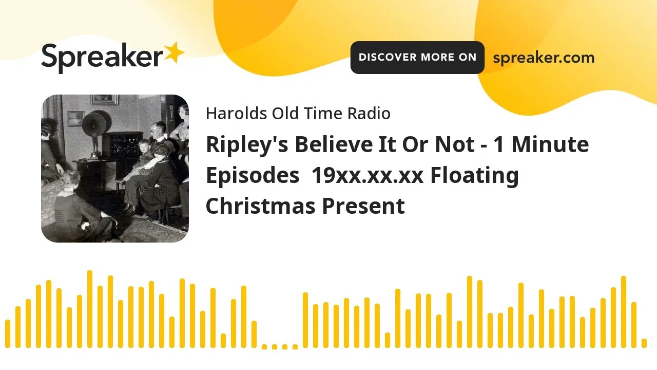 Ripley's Believe It Or Not - 1 Minute Episodes 19xx.xx.xx Floating Christmas Present