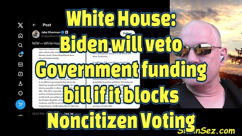 White House: Biden will veto Government funding bill if it blocks Noncitizen Voting-646