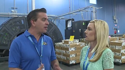ABC15's Garrett Archer and Nicole Grigg tour the Runbeck Election Services facility