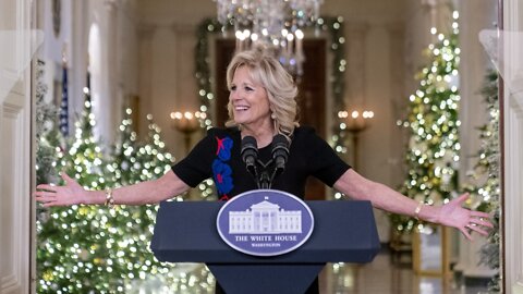 First Lady Jill Biden Unveils 'We The People' White House Christmas