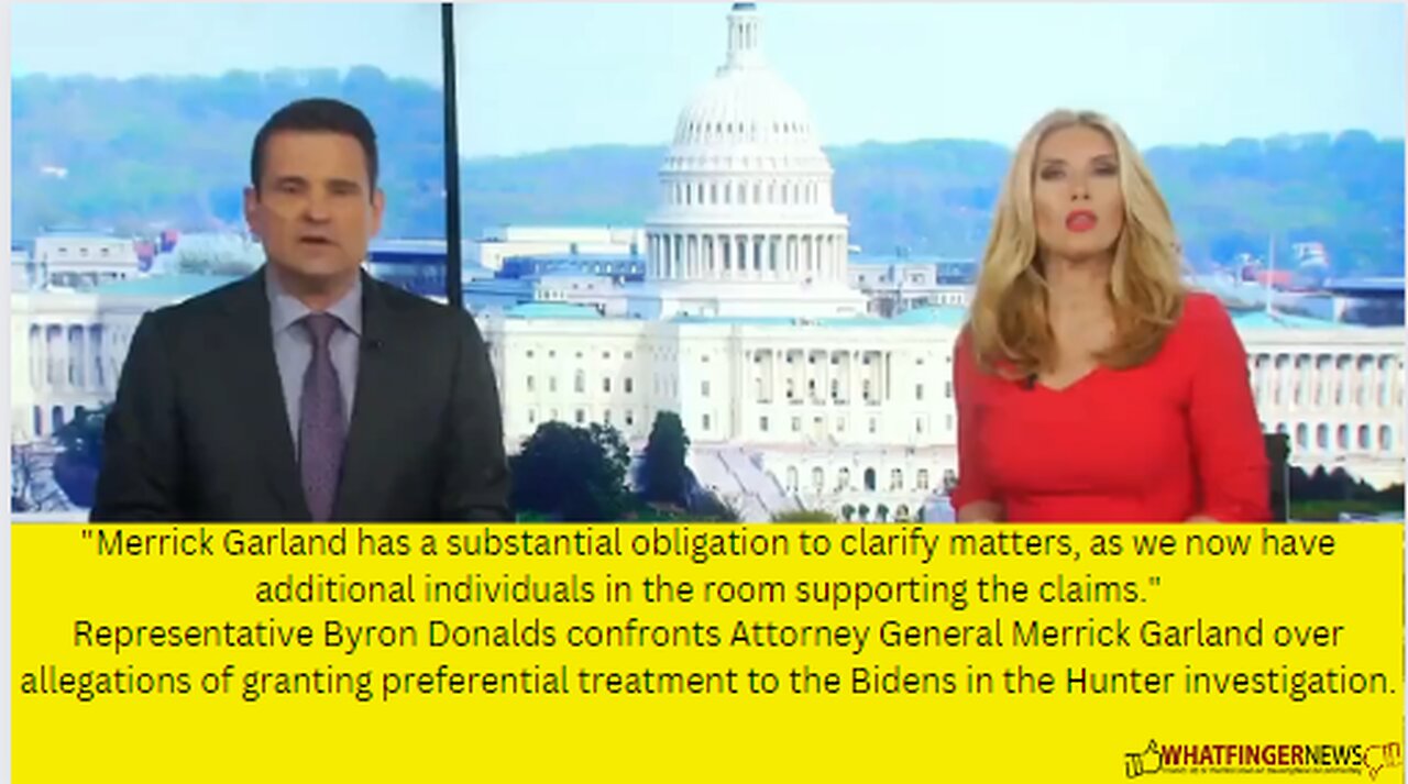 Merrick Garland has a substantial obligation to clarify matters, as we now have additional