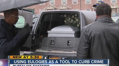 Pridgen using eulogies to curb crime