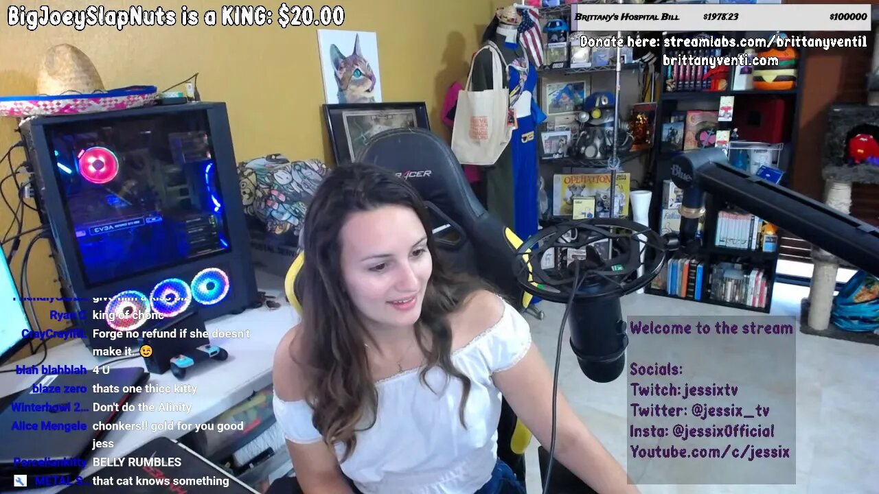 Dollar Store Brittany Venti watches riots. | Brit in hospital: UPDATES: twitter.com/BrittanyVenti