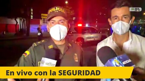 ¡En vivo con la seguridad!