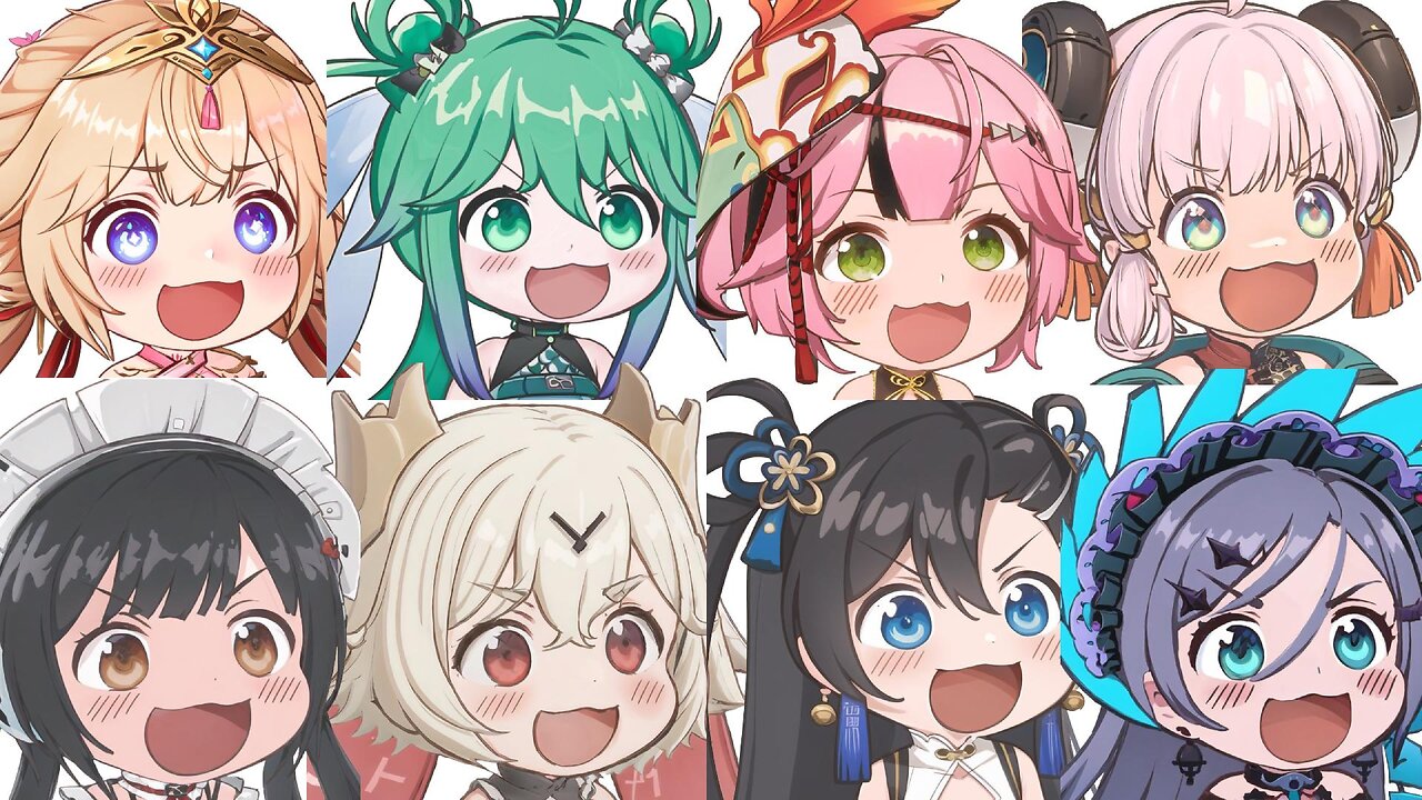 Cute Laugh Emojis. Come claim your cute babies~ Tower of Fantasy AI Art