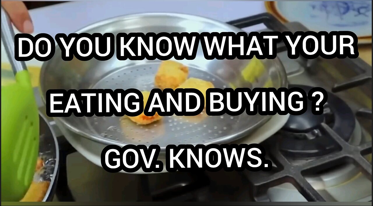 GOV KNOWS YOUR EATING POISON FOODS. BECAUSE GOV. ALLOWS IT.