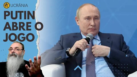 PUTIN confessa em entrevista: Nunca foi "defesa contra OTAN", sempre foi sobre RETOMAR o IMPÉRIO