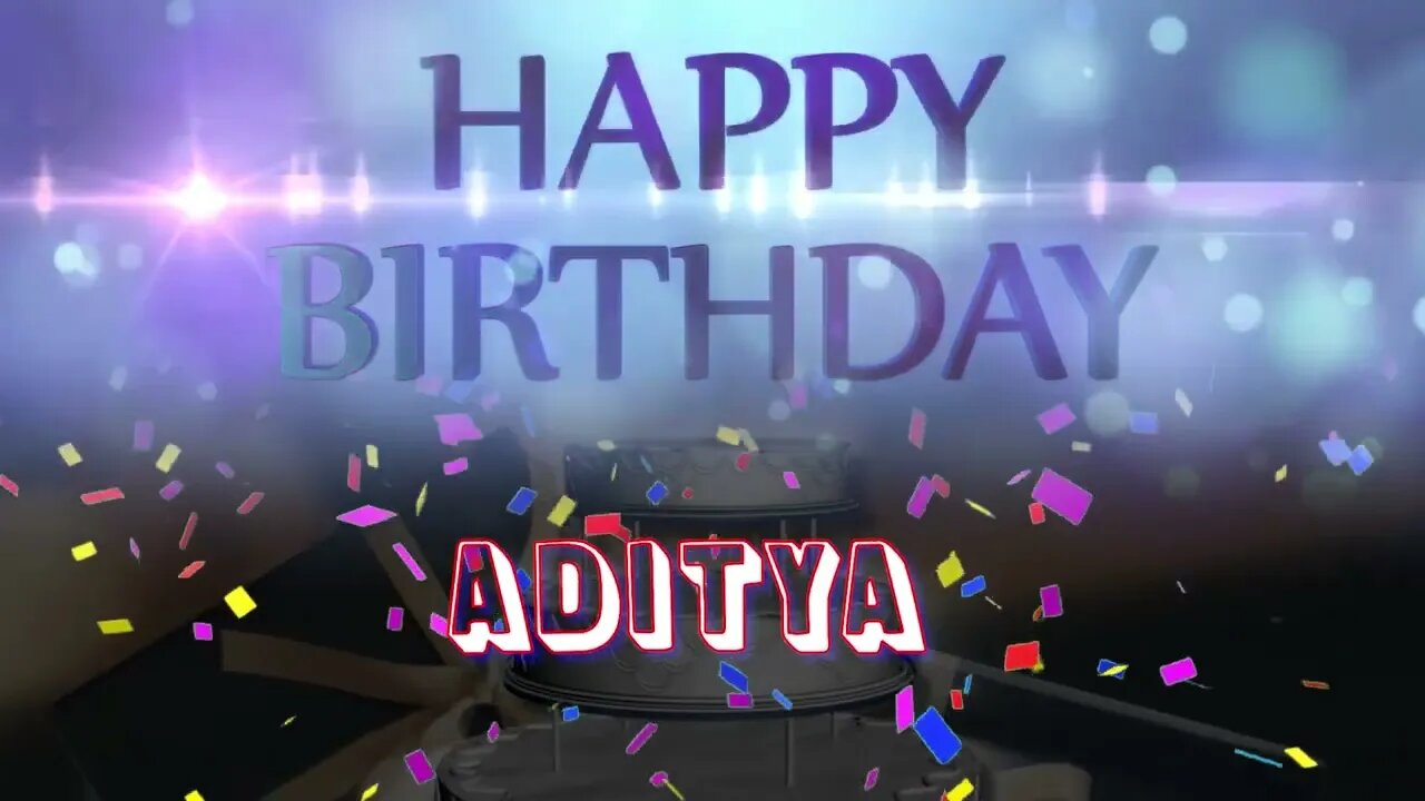 Wish you a very Happy Birthday Aditya from Birthday Bash