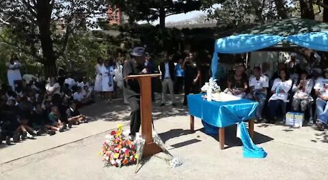 Know where your children are, Police Minister Cele tells mourners at Miguel Louw memorial (7iu)