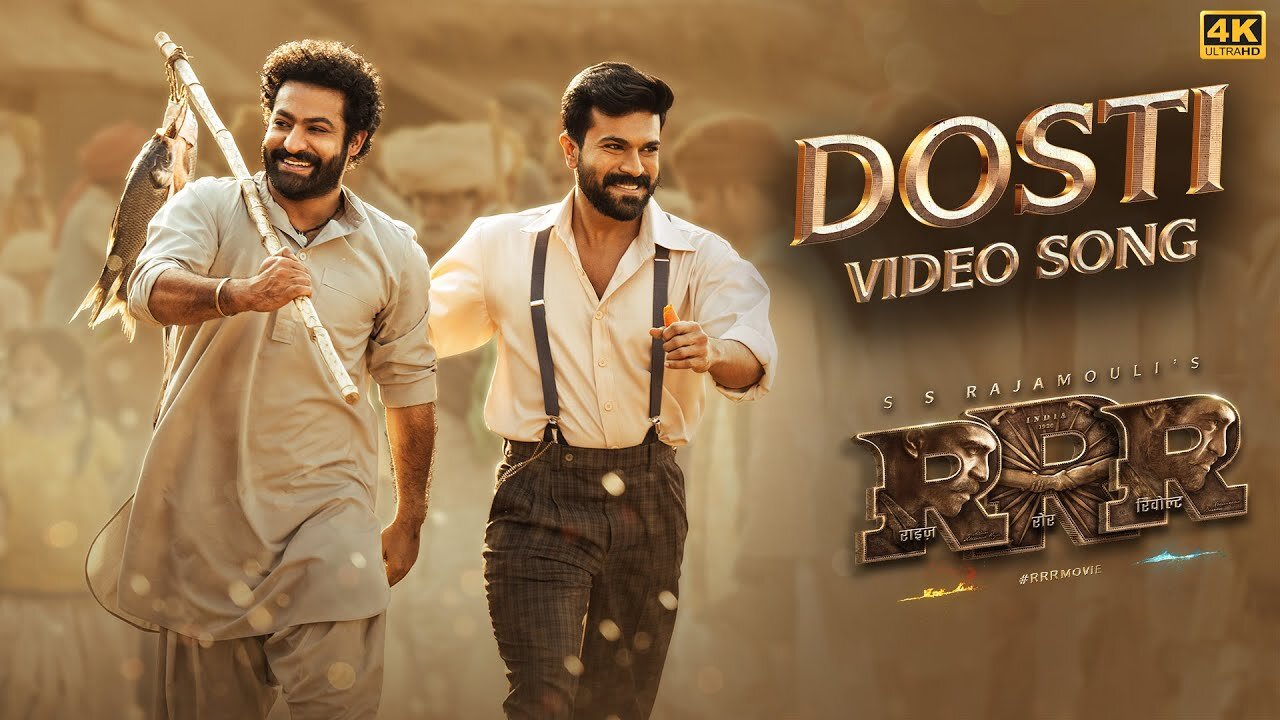 Dosthi Full Video Song (Telugu) From|| RRR || NTR , RAMCHARAN