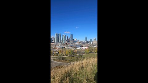 Calgary warm autumn day