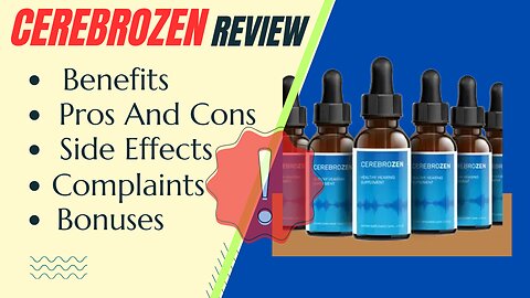 Cerebrozen Hearing Health Supplement Reviews (2024 Update)| Benefits of Cerebrozen