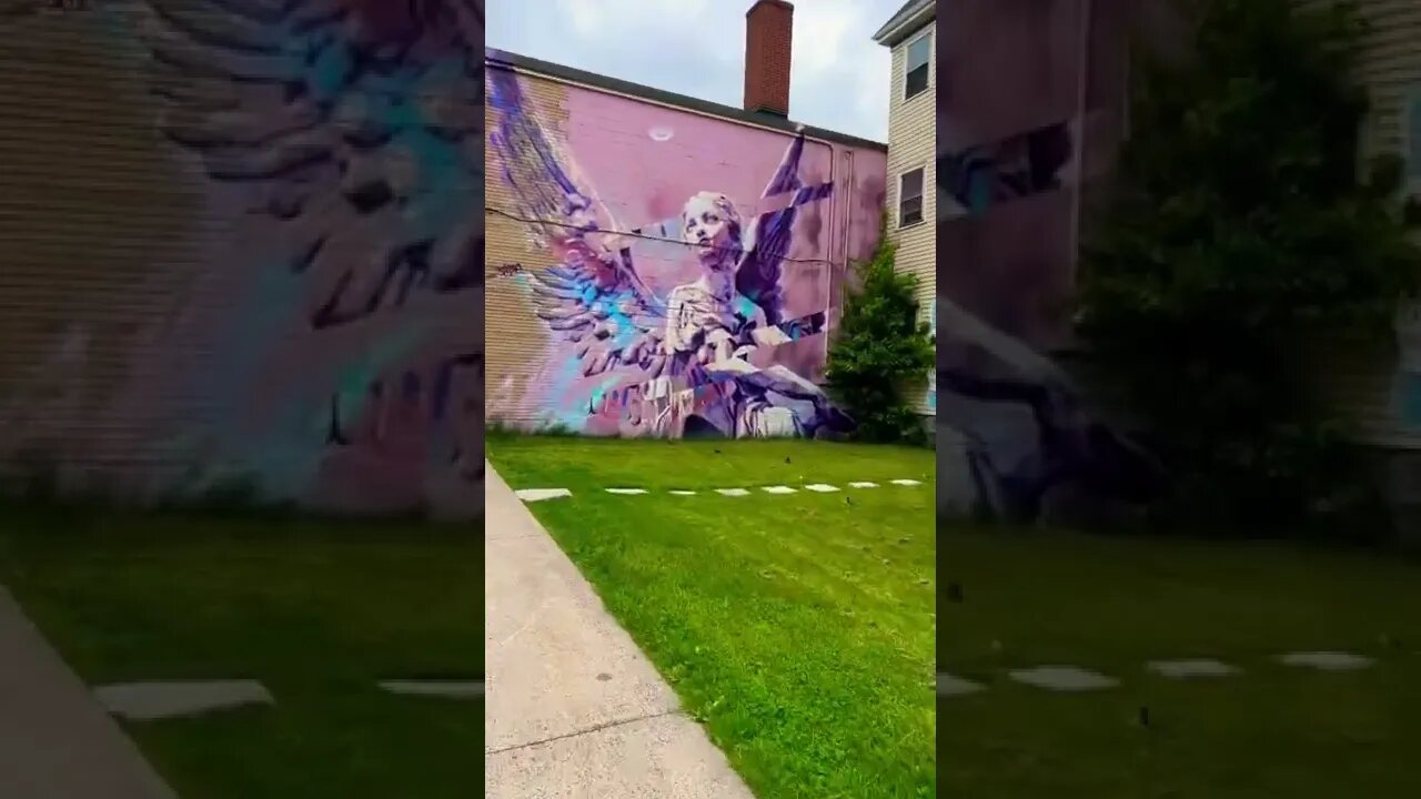 Painting of an Angel in Halifax