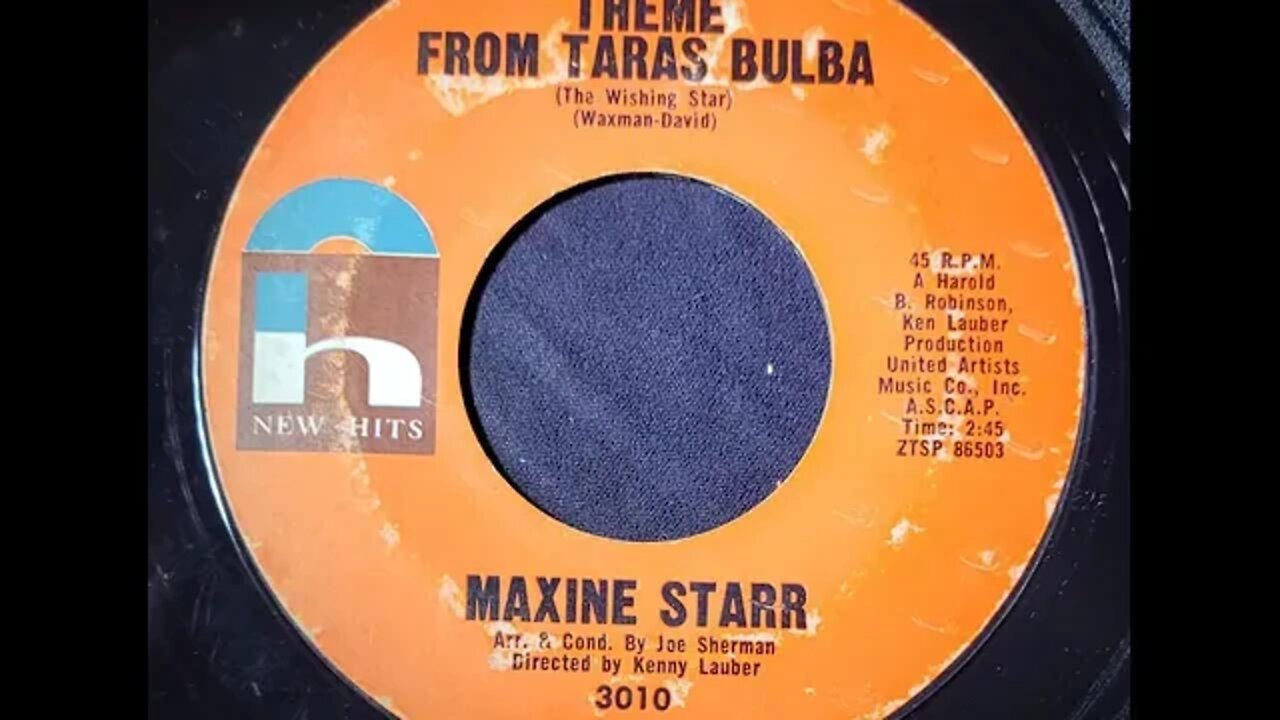 Maxine Starr – Theme From Taras Bulba (The Wishing Star)