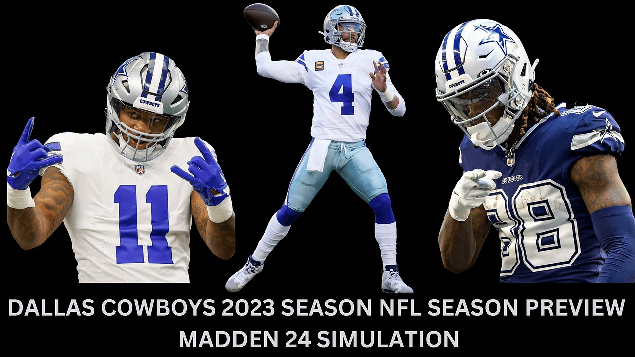 DALLAS COWBOYS 2023 SEASON NFL SEASON PREVIEW | MADDEN 24 SIMULATION