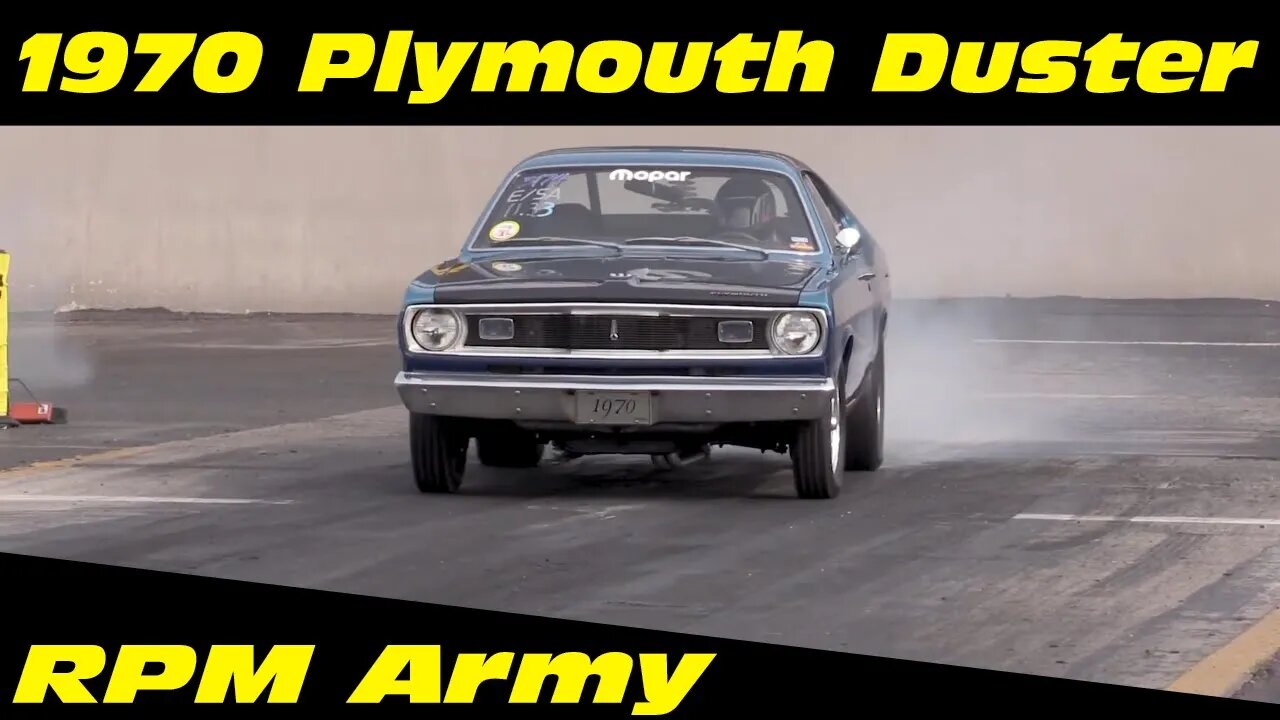 11 Second 1970 Plymouth Duster Drag Racing