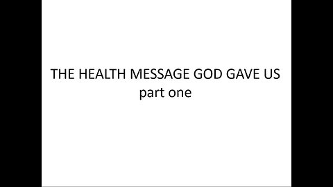 Our health message for the world with Gaye Borgert