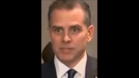 Hunter looks 👀 like he is high on cocaine
