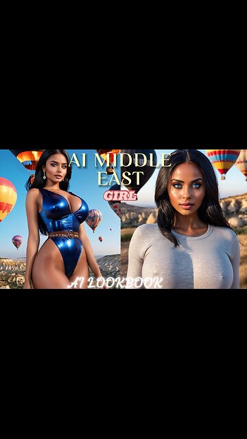 Beautiful AI Girl In Cappadocia [4K AI LOOKBOOK]