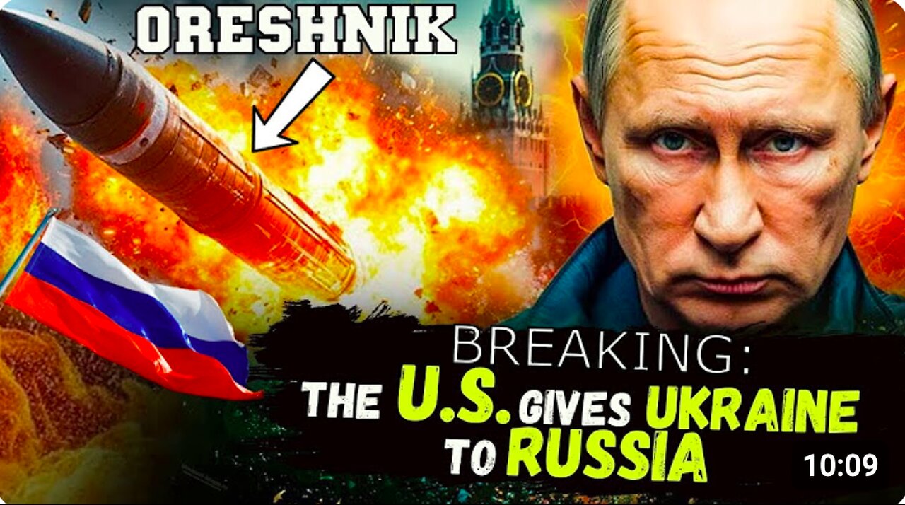 The US agreed to Putin's Terms After Seeing The Power of the Hypersonic Ballistic Missile 'ORESHNIK'