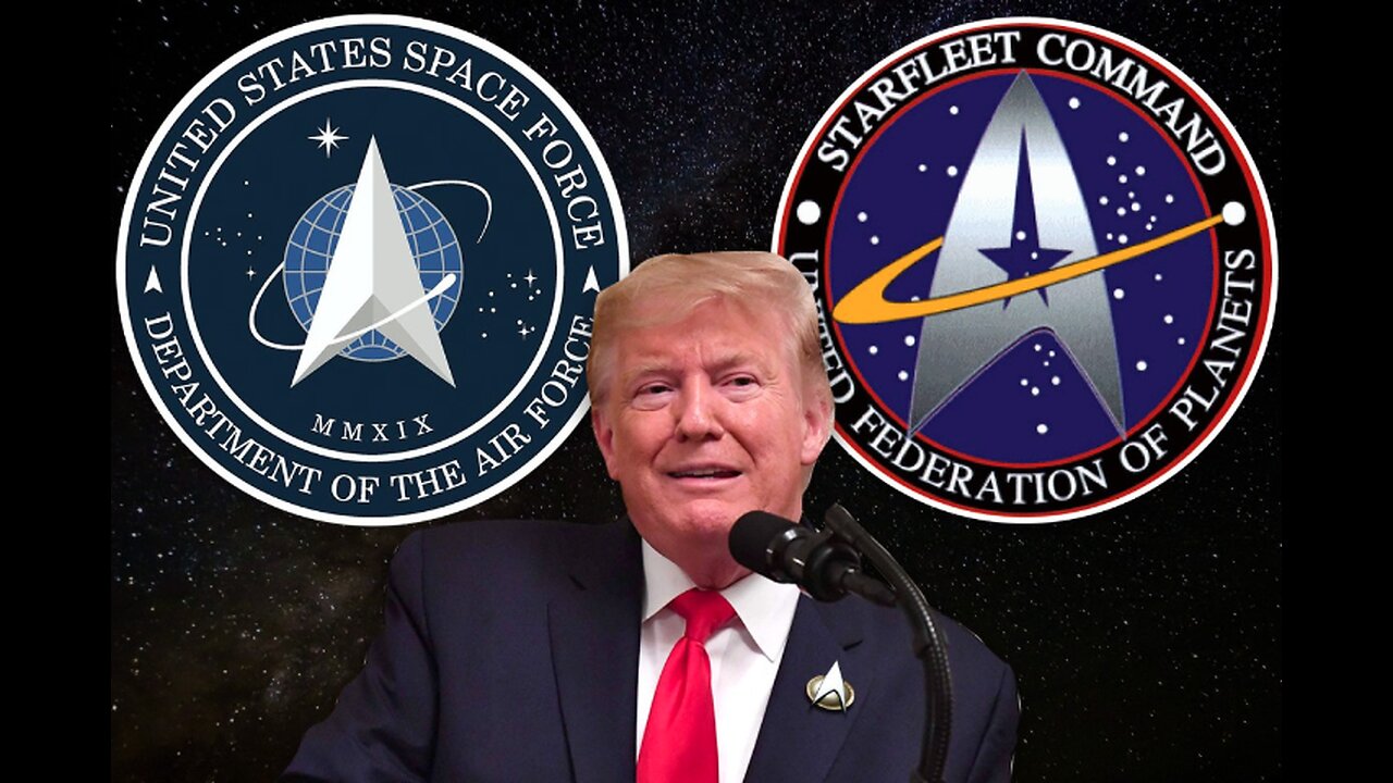 Trump hits the firmament with space