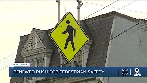 Renewed push for pedestrian safety in Cincinnati