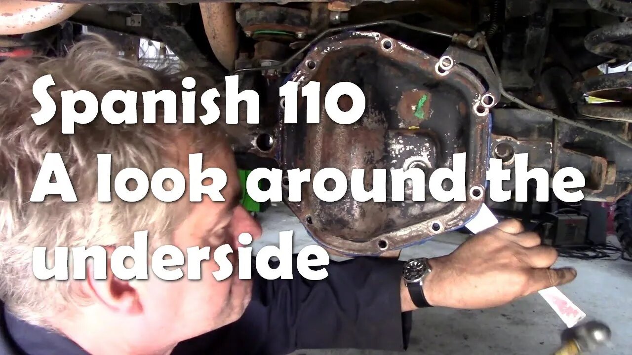 Spanish 110 300 Tdi. A look round the underside, and why does the axle clunk?