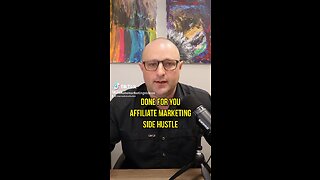 DONE FOR YOU AFFILIATE MARKETING SIDE HUSTLE!