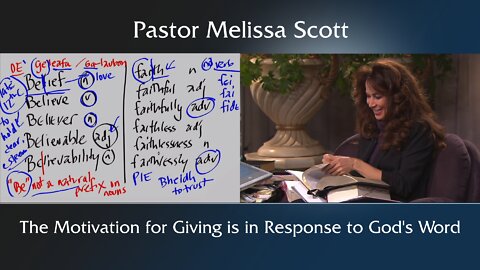 Matthew 6:1 - The Motivation for Giving is in Response to God’s Word
