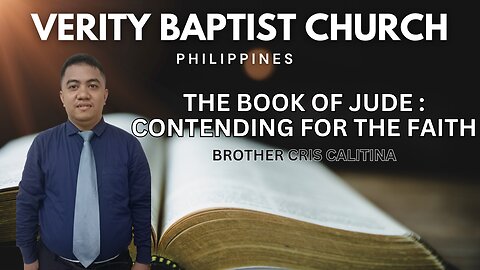 Brother Cris | The Book of Jude: Contending for the Faith