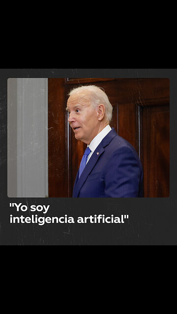 Joe Biden bromea que él "es inteligencia artificial"