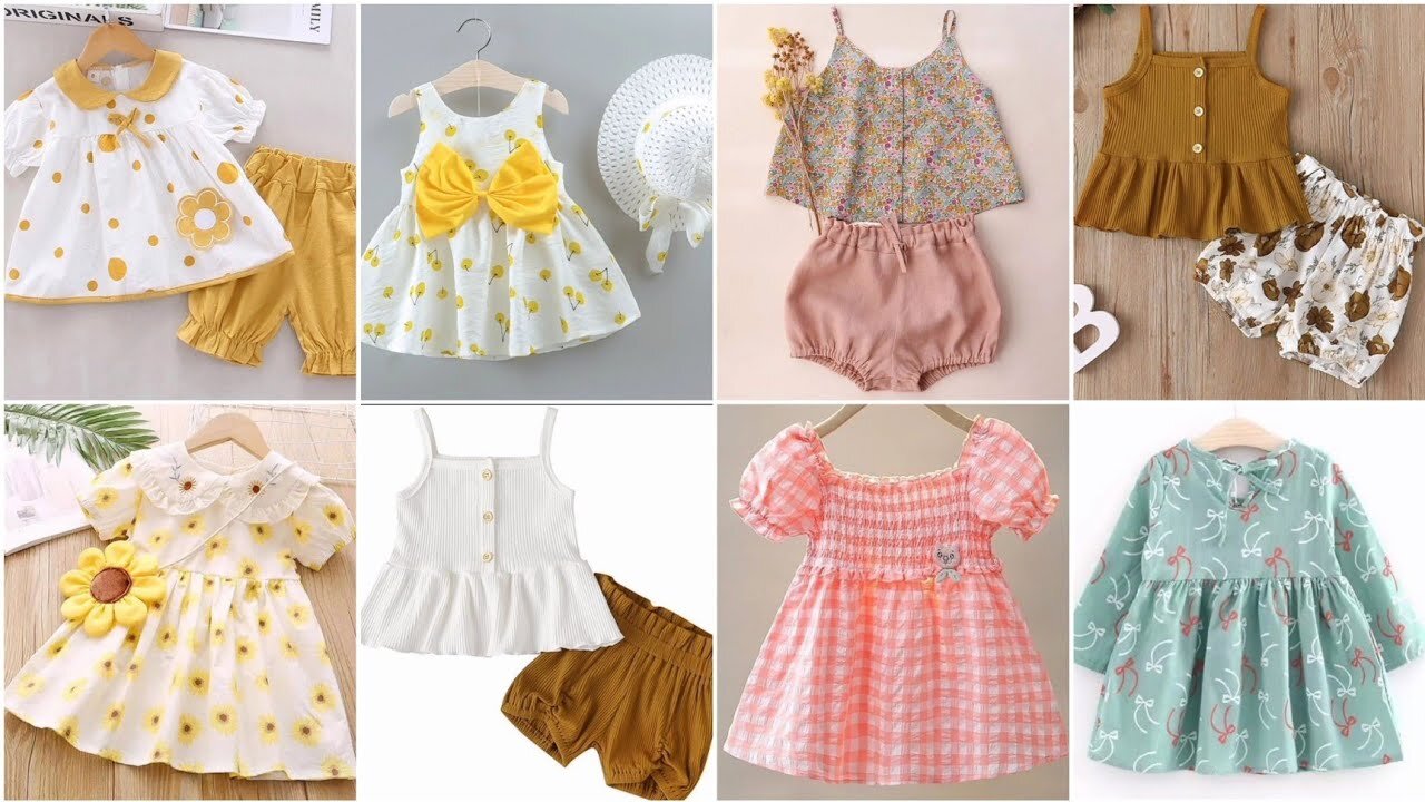 Baby girl frock design || Simple baby girl dress ideas || FashionAndEthics