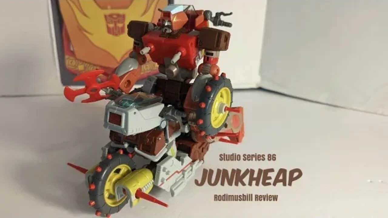 Studio Series 86(14) JUNKHEAP Junkion Transformers Figure Review & Wreck-Gar Comparison Rodimusbill