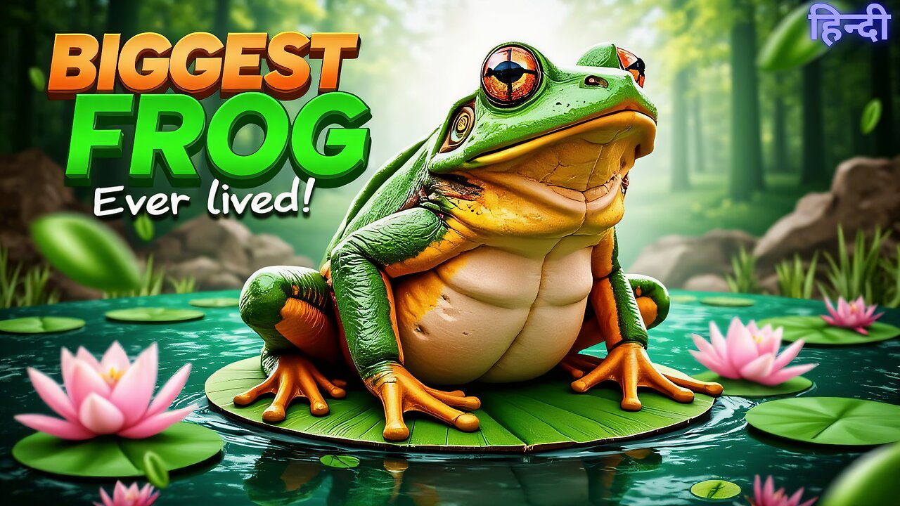 The Biggest Frog that Ever Lived-अब तक का सबसे बड़ा मेंढक || All About FACTs
