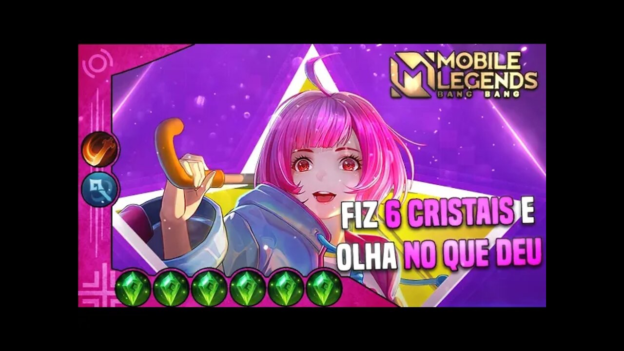 FIZ 6 CRISTAL MÁGICO NA KAGURA, DEU MUITO DANO? | MLBB