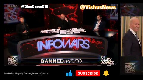 Joe Biden And His Goons Shutting Down Infowars... #VishusTv 📺