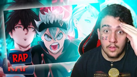 Rap do Asta, Yuno e Noelle (Black Clover) - NOSSA MAGIA É NUNCA DESISTIR | KG Raps | REACT