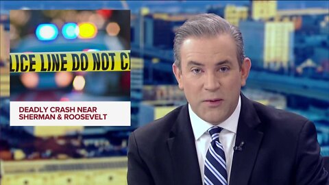 One killed in two-vehicle crash near Sherman and Roosevelt