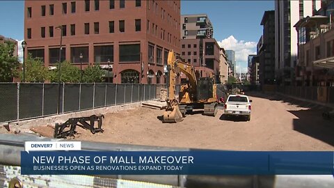 16th St Mall construction expanding by 2 more blocks