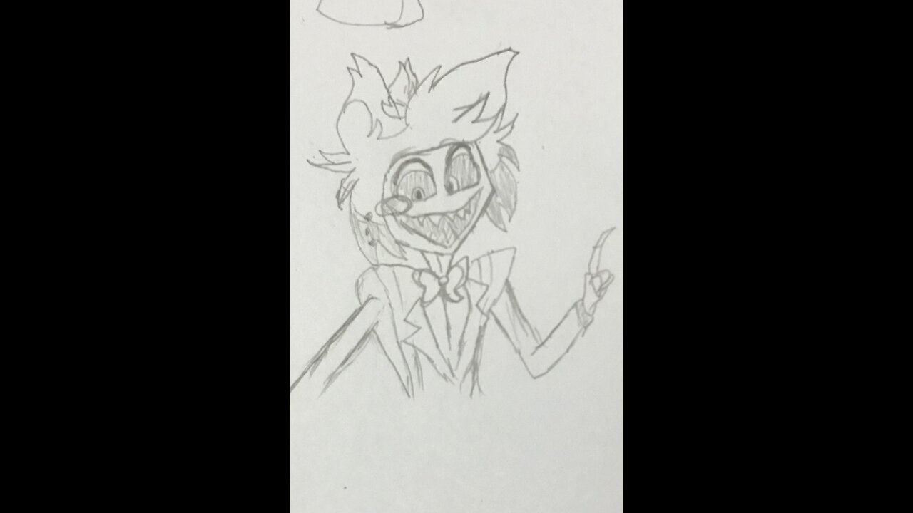 Drew Alastor cuz why not? | Hazbin hotel | #alastor #hazbinhotel #art #HazbinhotelAlastor