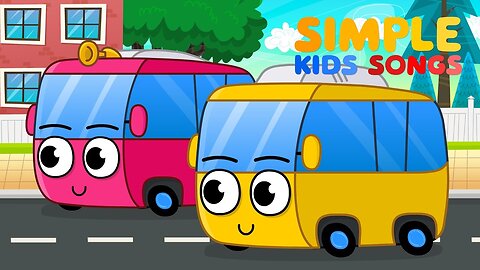 The Wheels on the Bus | Songs for Kids | Simple Kids Songs | Video Music For Kids