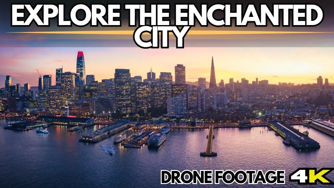 San Francisco, California π Aerial Marvels in 4K Drone Footage United States Of America πΊπΈ